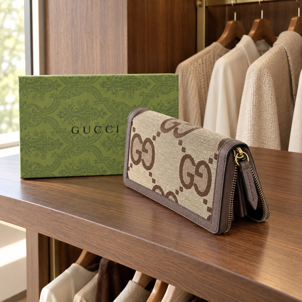 Gucci Bamboo Zip Around Long Wallet - Picture 3 of 6